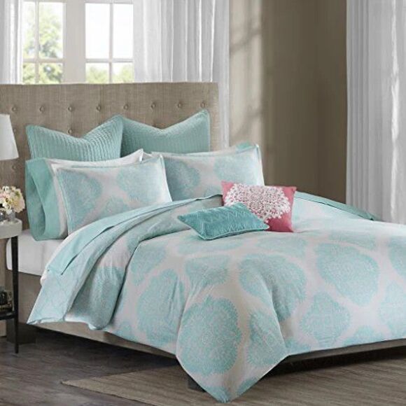 Echo Design Bindi Duvet Cover Aqua King - Picture 1 of 1